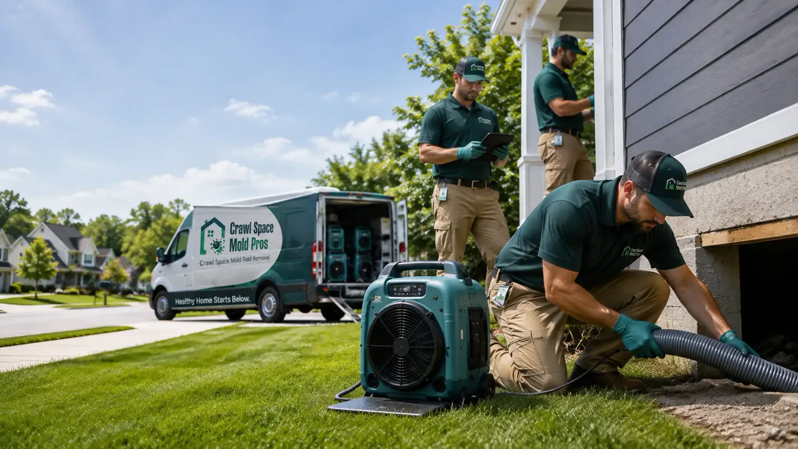 Crawl Space Mold Removal in Oak City, NC